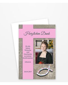 Dankeskarte & Danksagung zur Konfirmation Kategoriebild 16