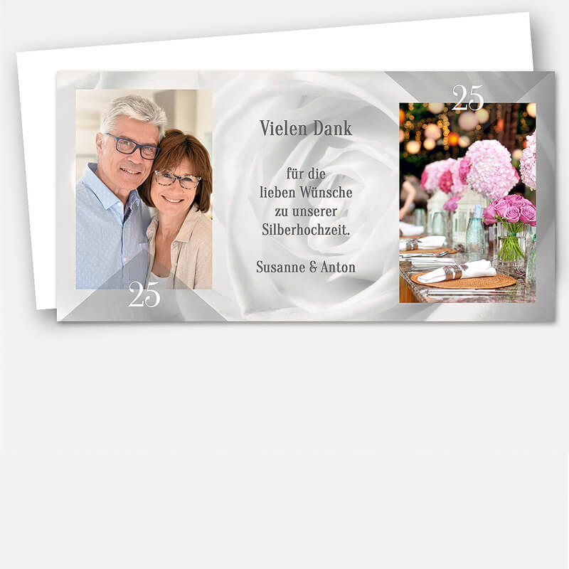 Dankeskarten Goldhochzeit dankeskarten_silberhochzeit