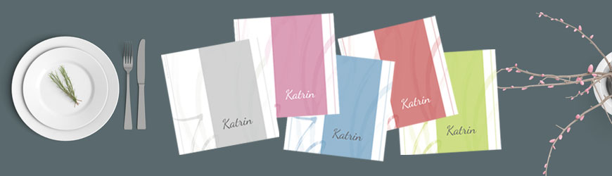 Tischkarten Elegantes